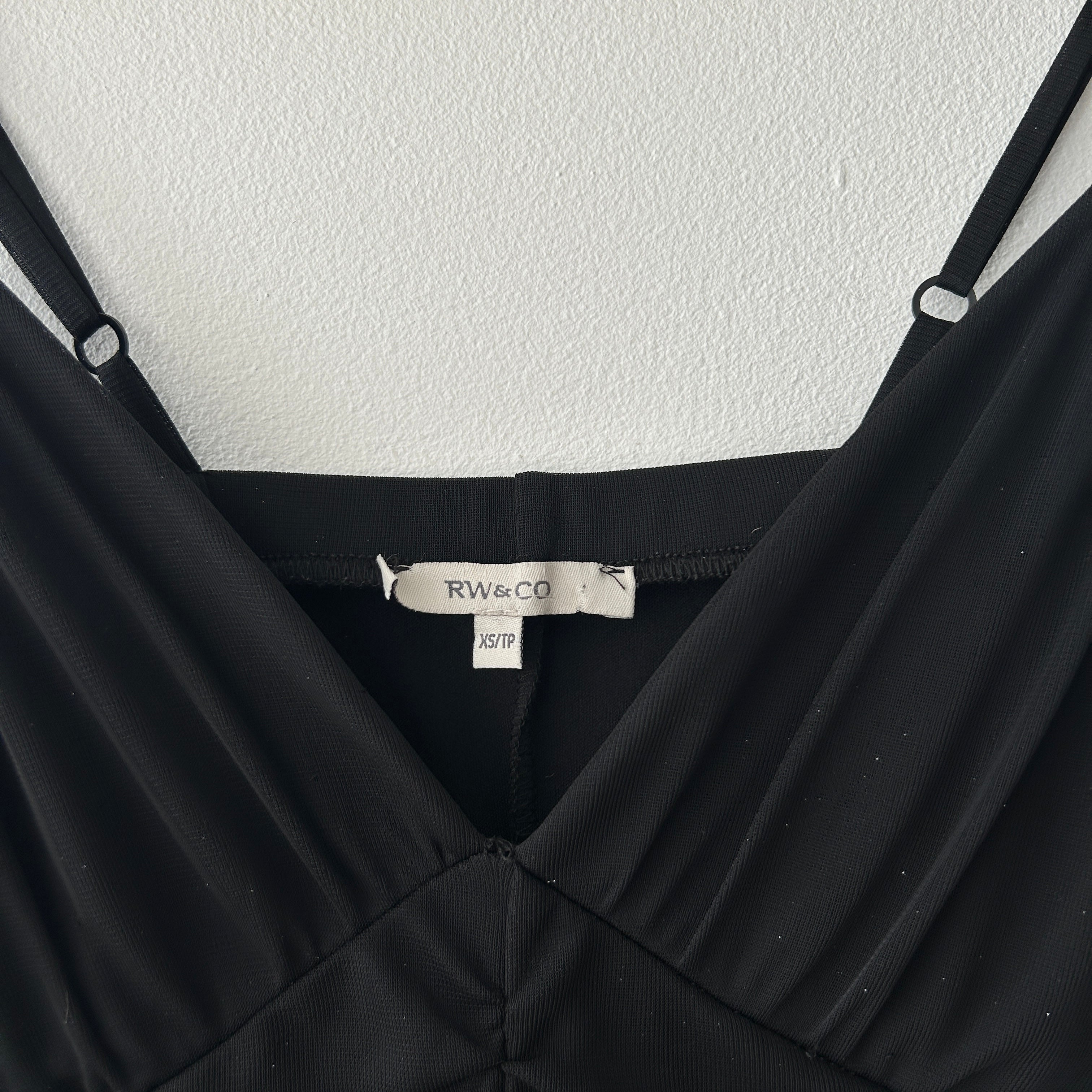 Y2K fairy black midi dress RW&CO