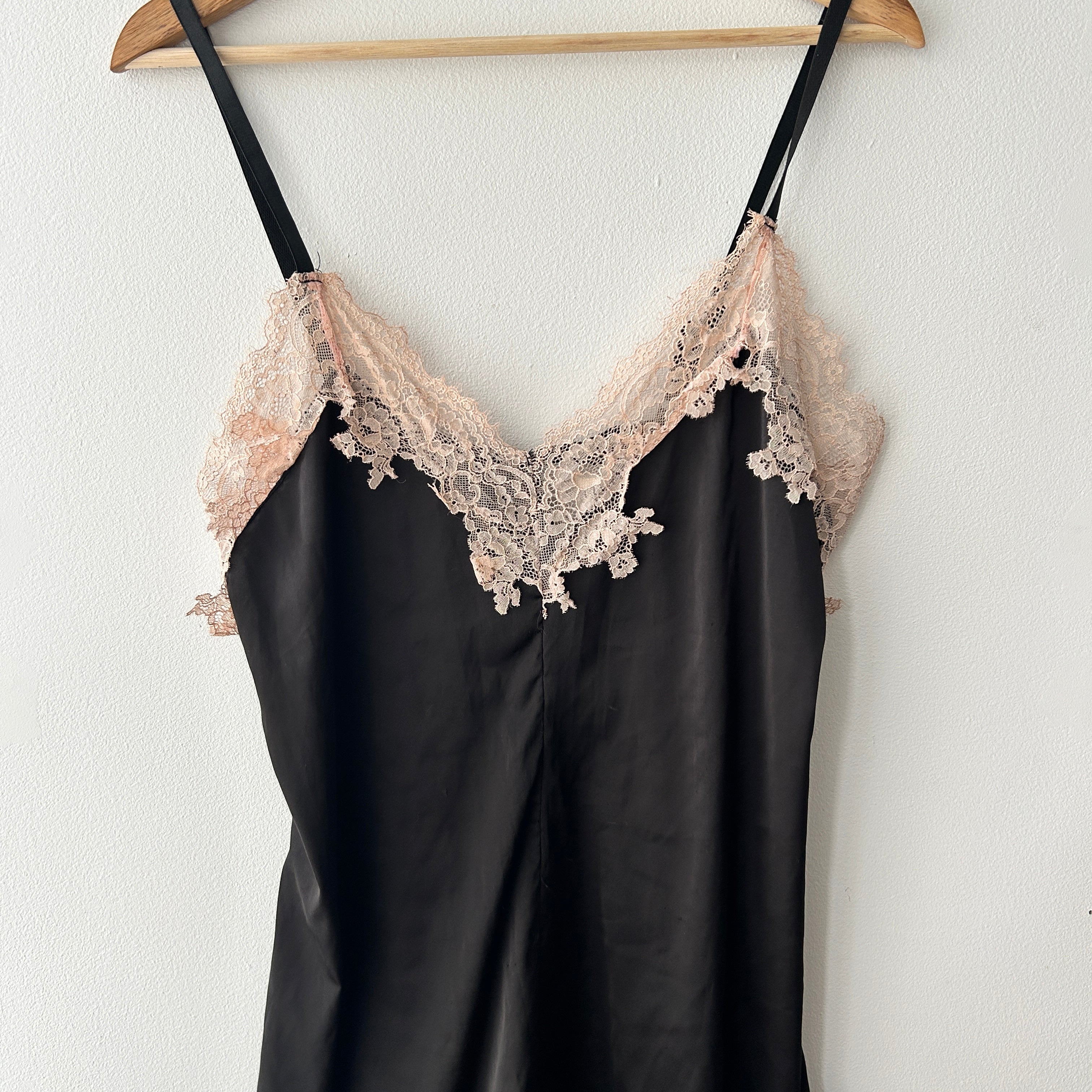 Coquette lace slip mini dress