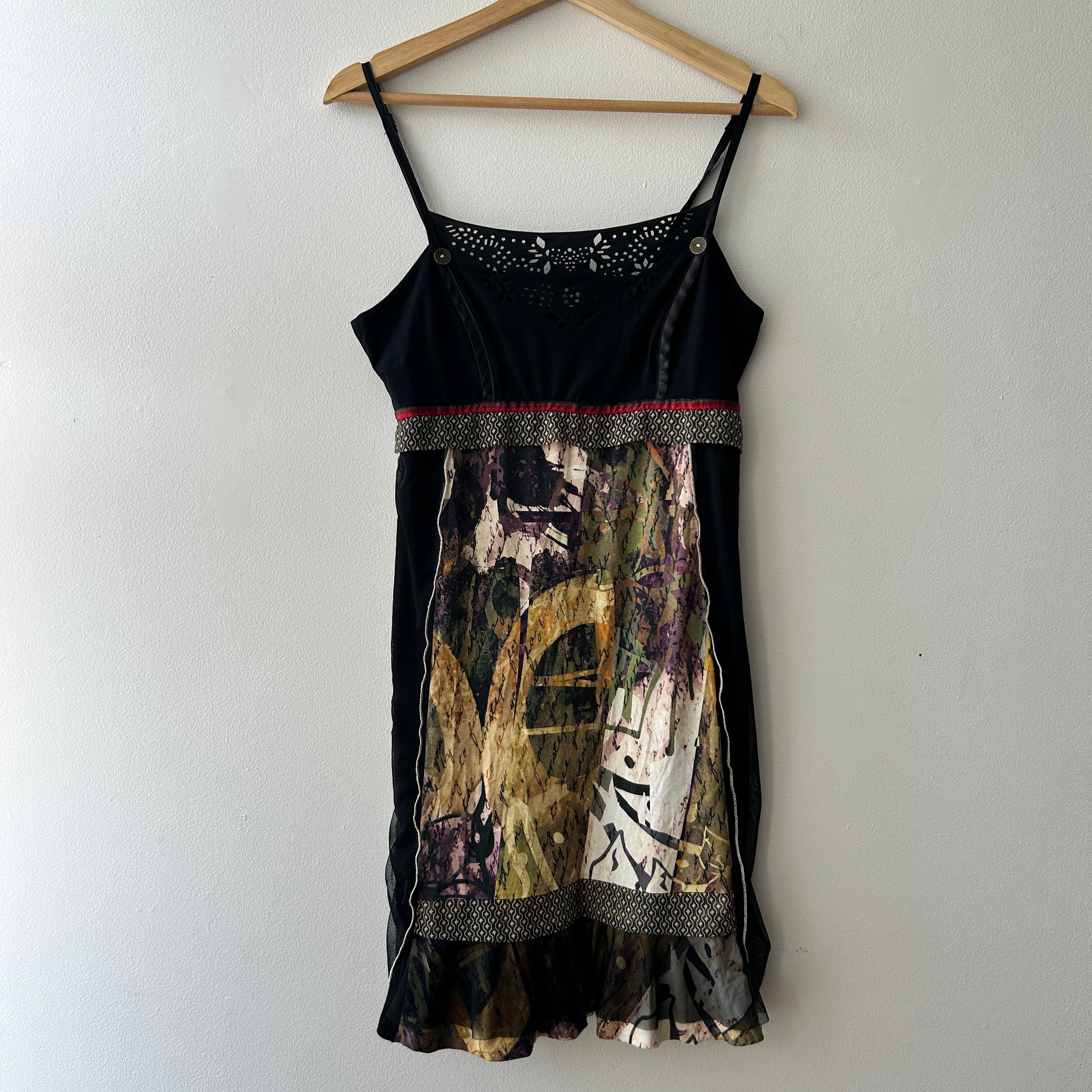 Vintage black midi dress by la mode est a vous