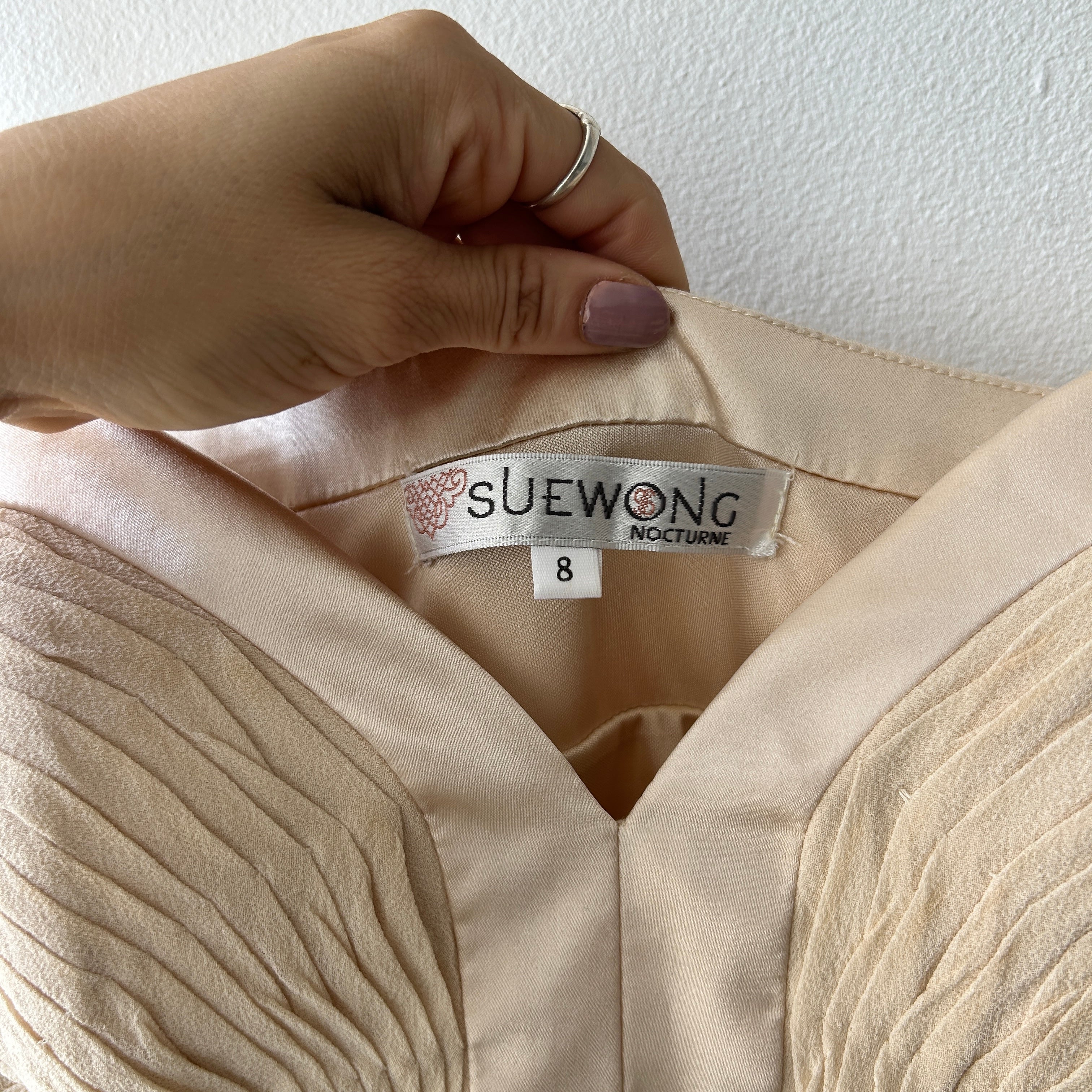 Vintage 100% silk dress by sue wong