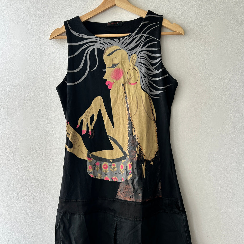 Vintage drop waist dress by custo barcelona