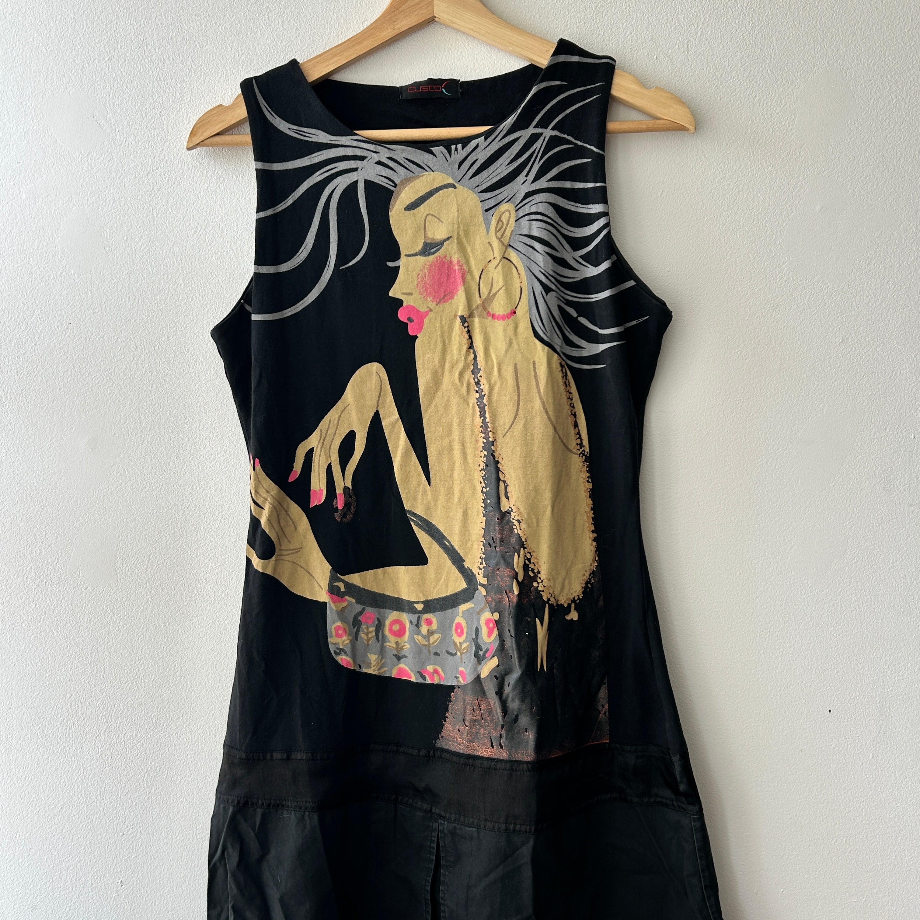 Vintage drop waist dress by custo barcelona