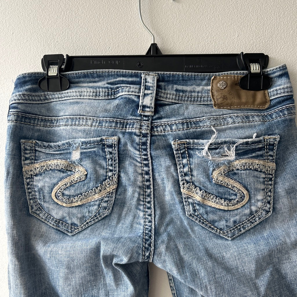 2010s low rise skinny jeans by Silver Jeans