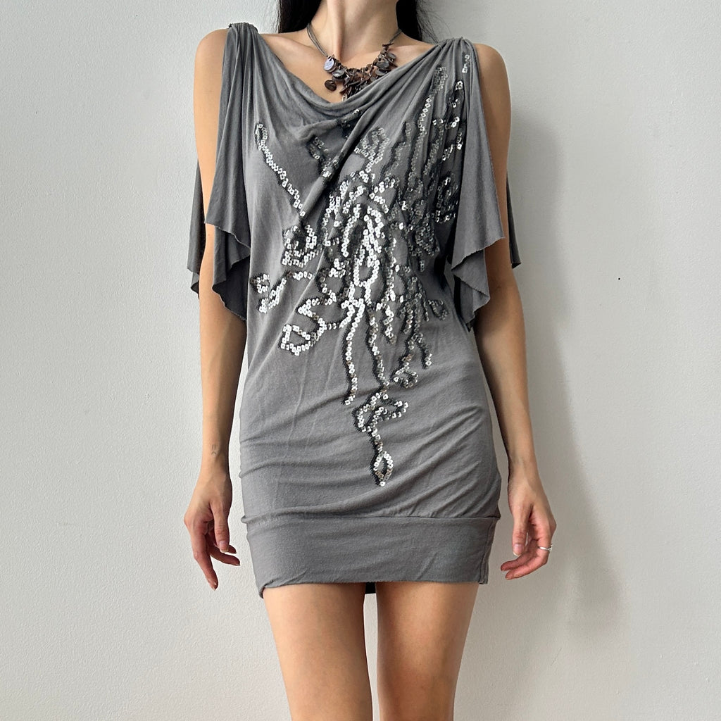 2010s slouchy dress by ungee