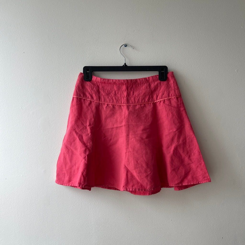 2000s pink mini skirt by camaieu