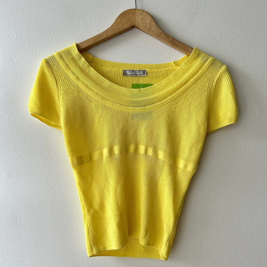 Vintage knit top by Circle