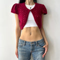 Vintage angora blend cardigan by Maggy London