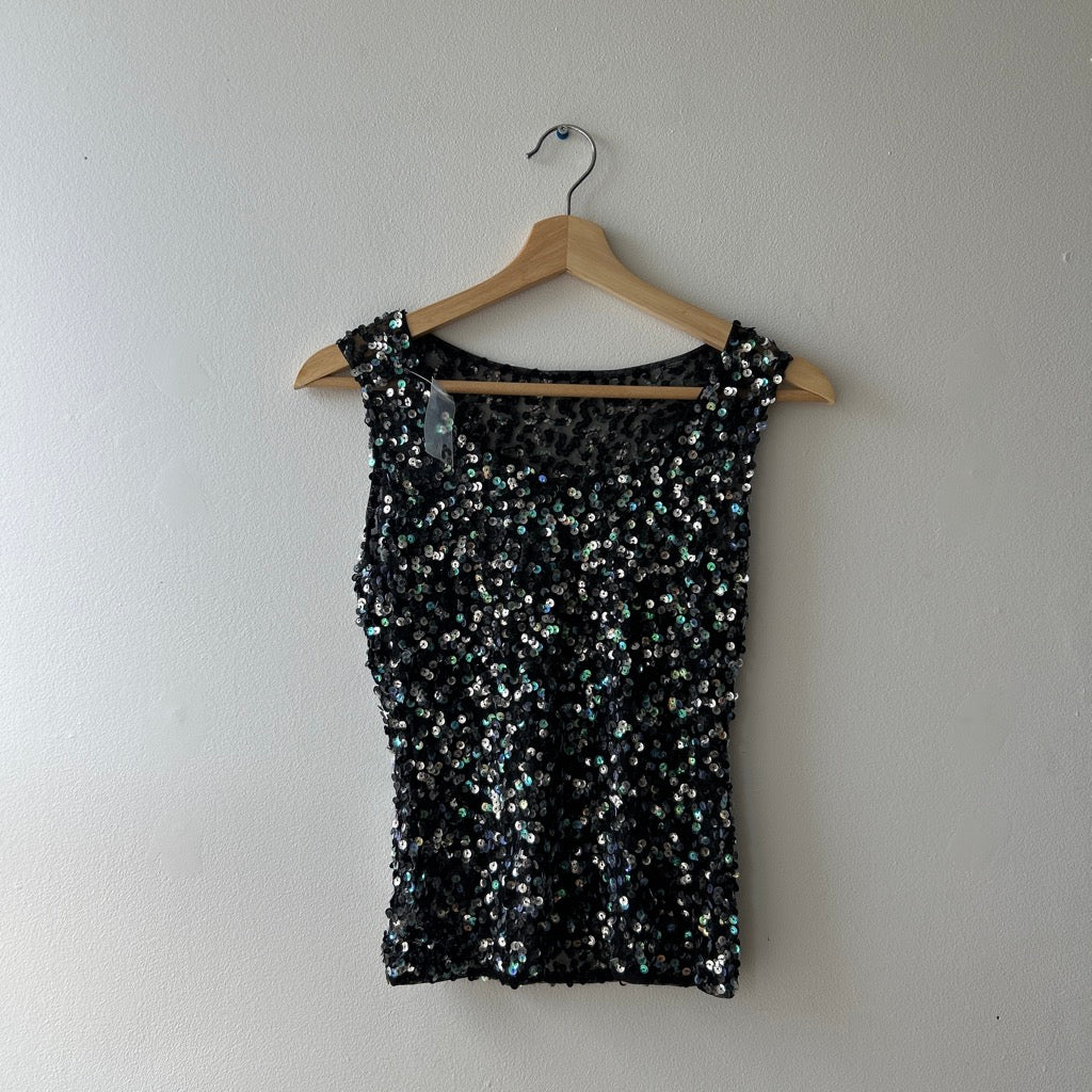 2000s sequin tank