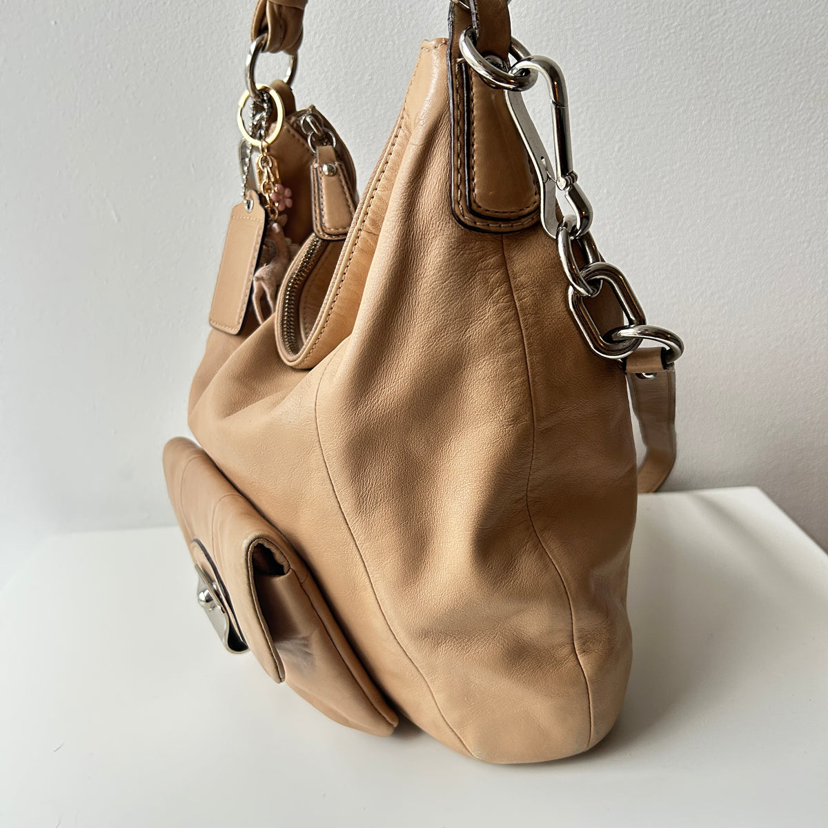 2010s coach Kristin shoulder bag in camel