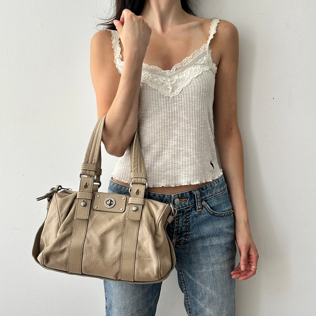 2000s beige Marc Jacobs shoulder bag