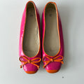 2000s pink and orange ballet flats