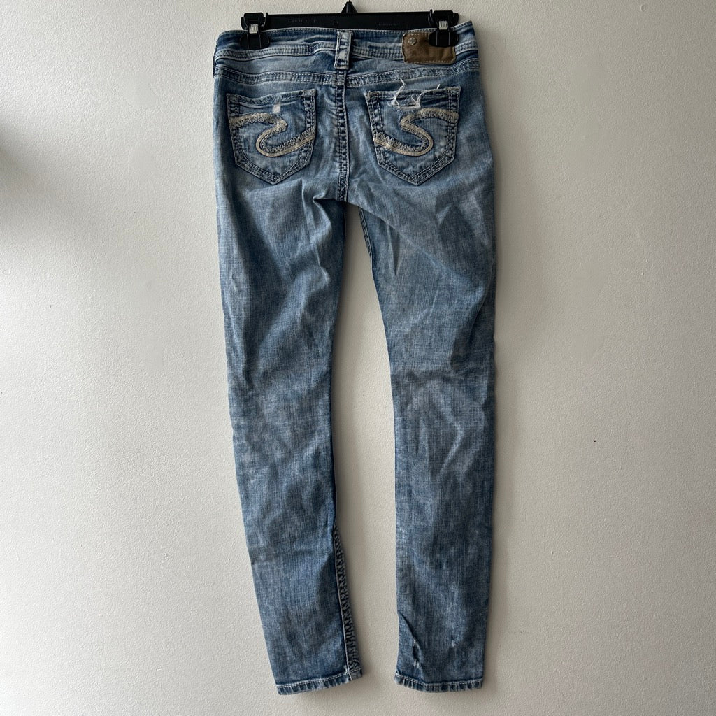 2010s low rise skinny jeans by Silver Jeans