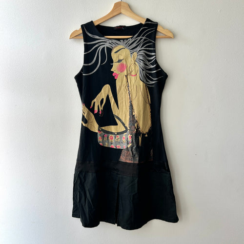 Vintage drop waist dress by custo barcelona