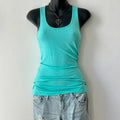 2000s turquoise tank top by dynamite