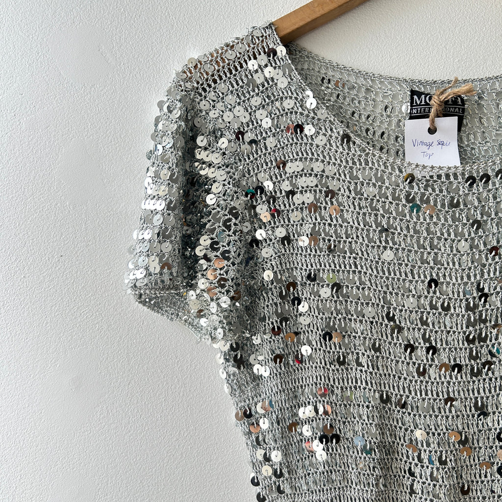 90s sequin top by mofi