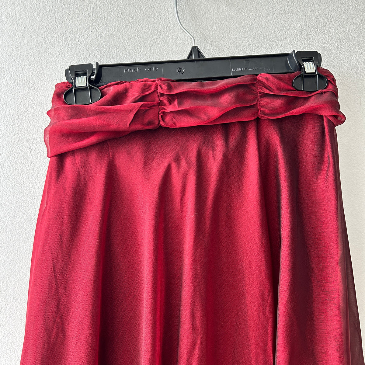 90s iridescent maxi skirt