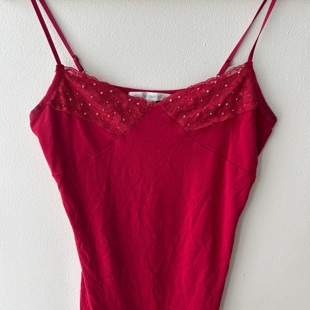 Y2K bedazzled cami top by seduction