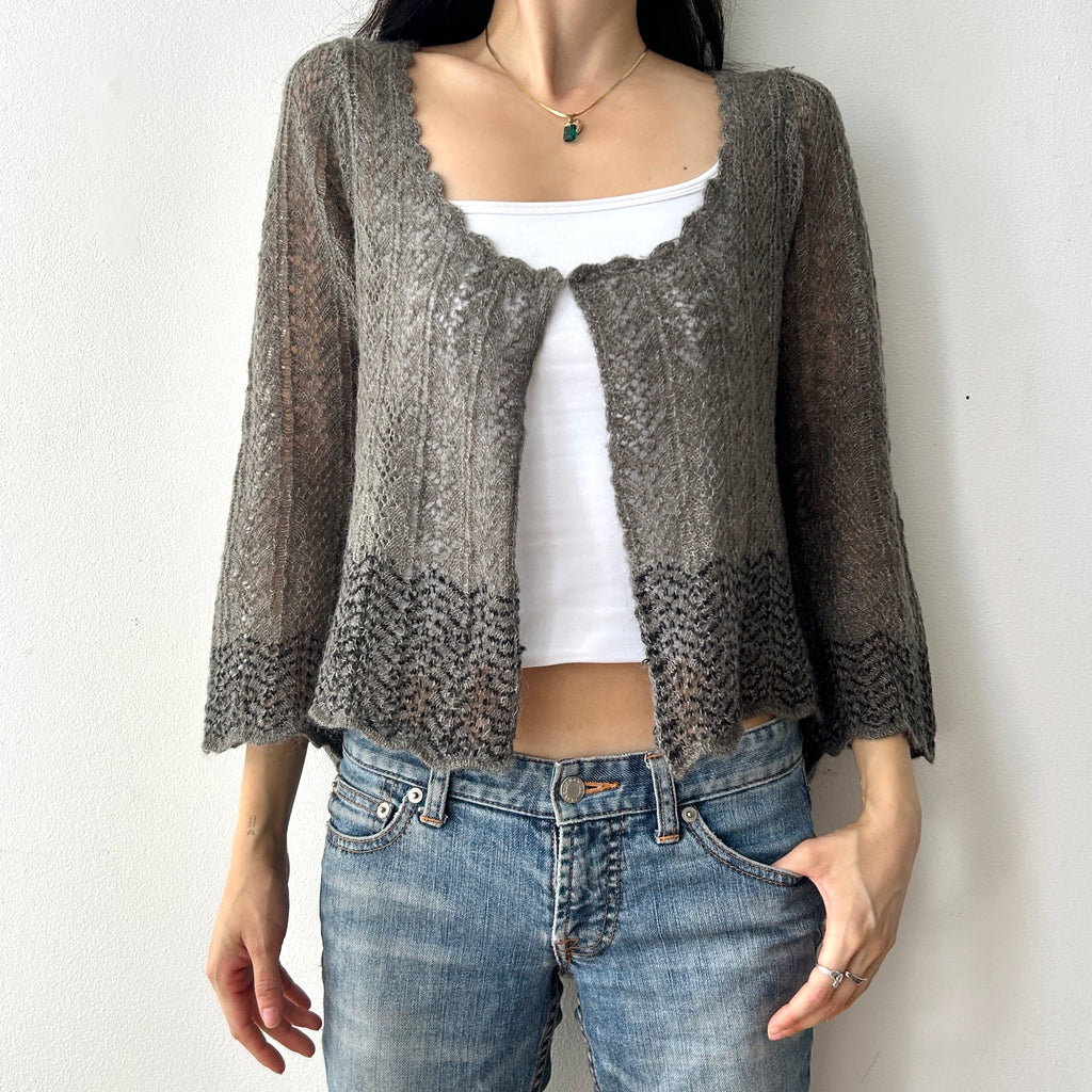 Vintage mohair blend cardigan by Alexandra Bartlett