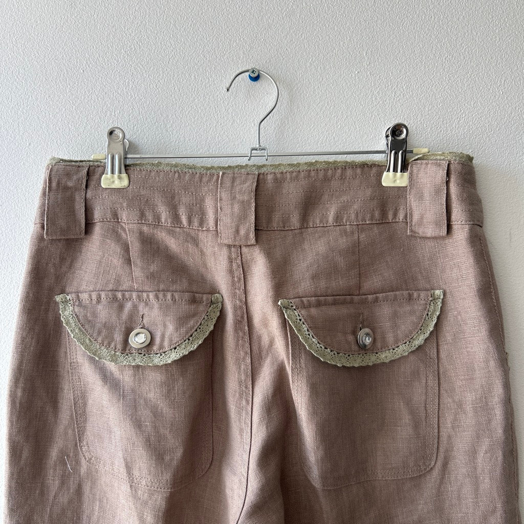 Y2K dress pants with trim by cartise