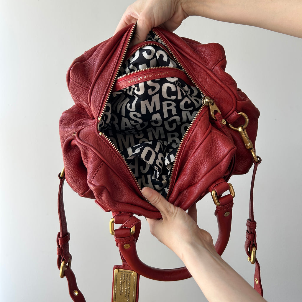 Marc Jacobs Classic Q Bag in Cherry Red