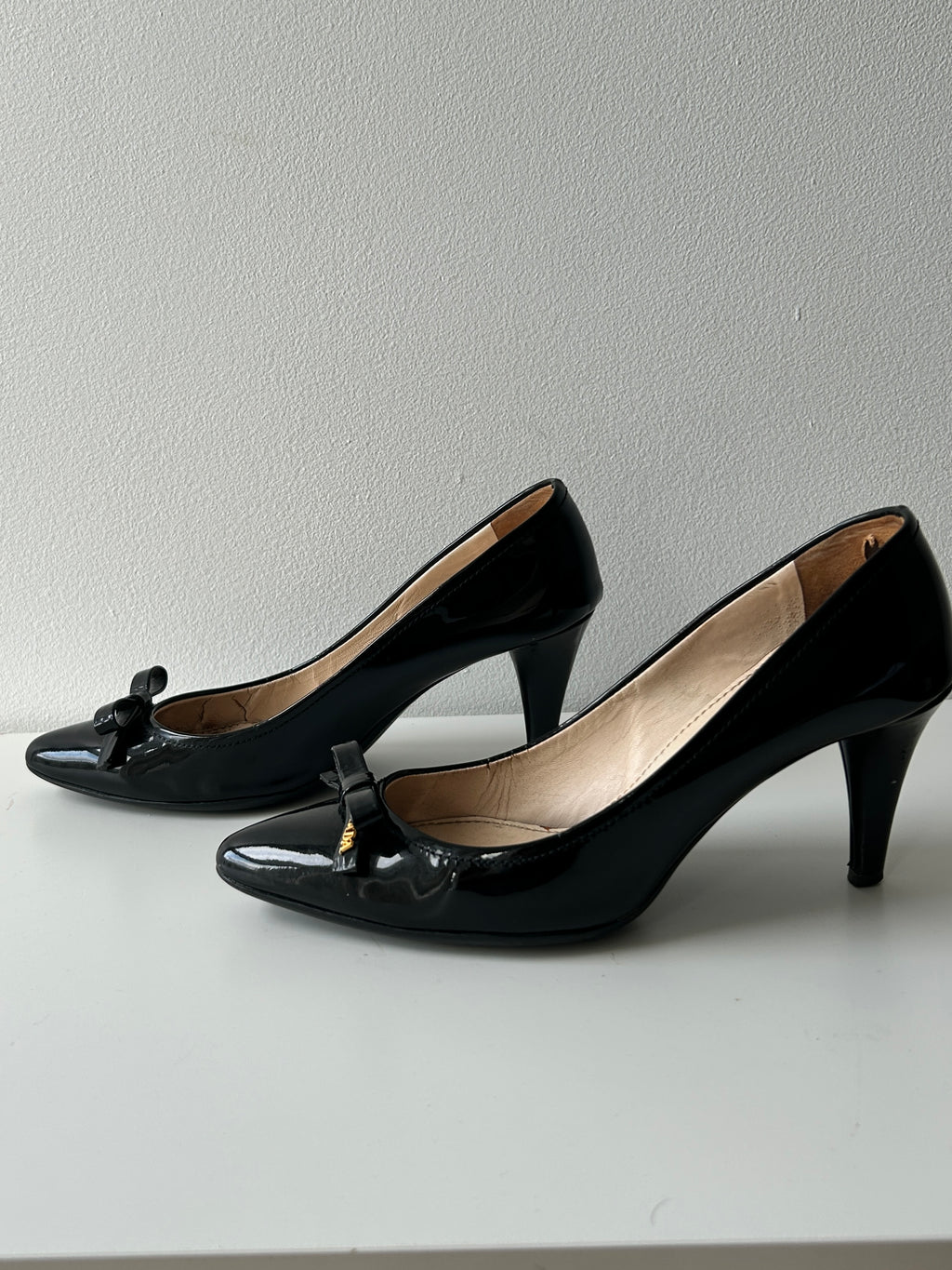 vintage prada kitten heels