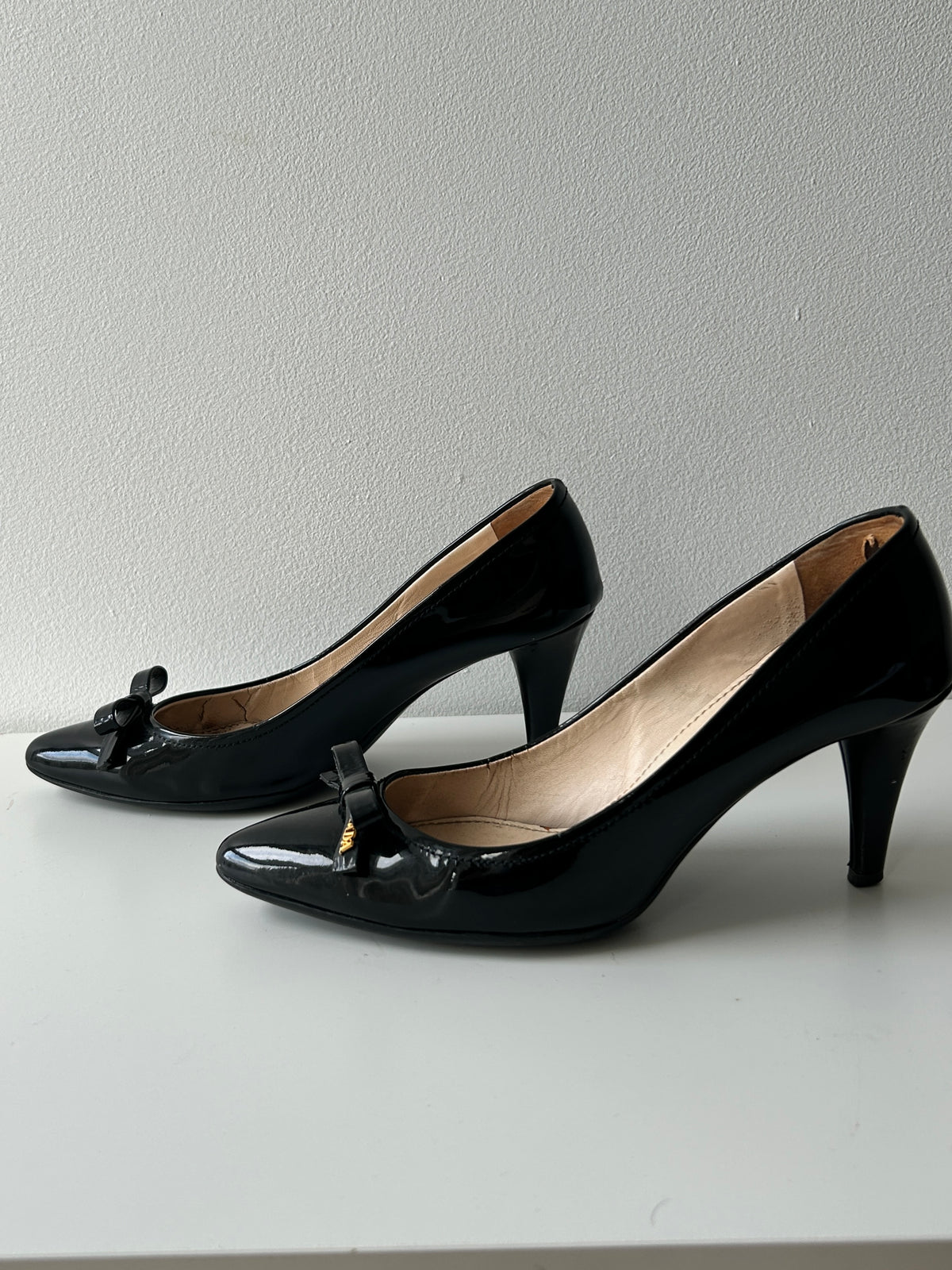 vintage prada kitten heels
