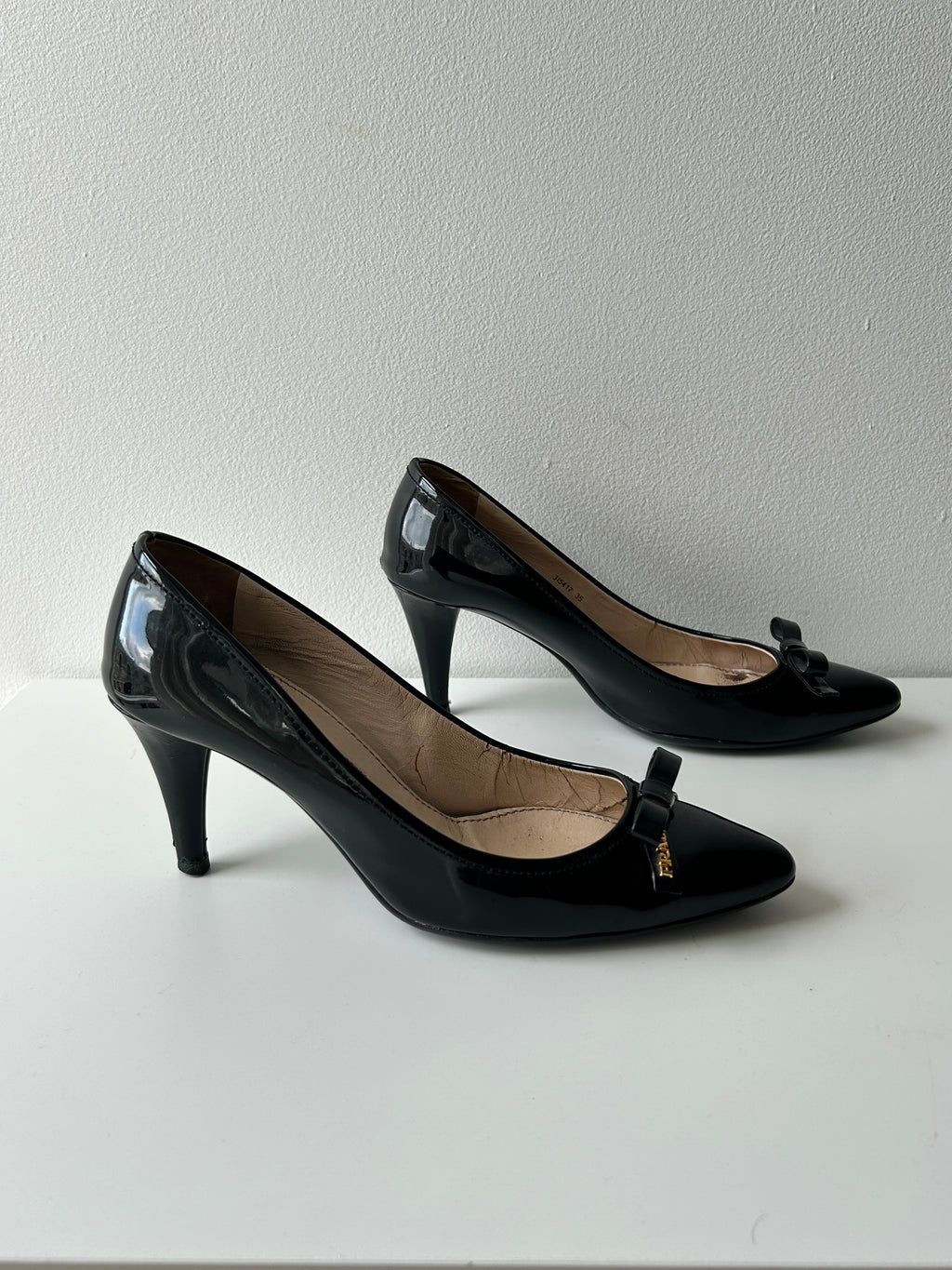 vintage prada kitten heels