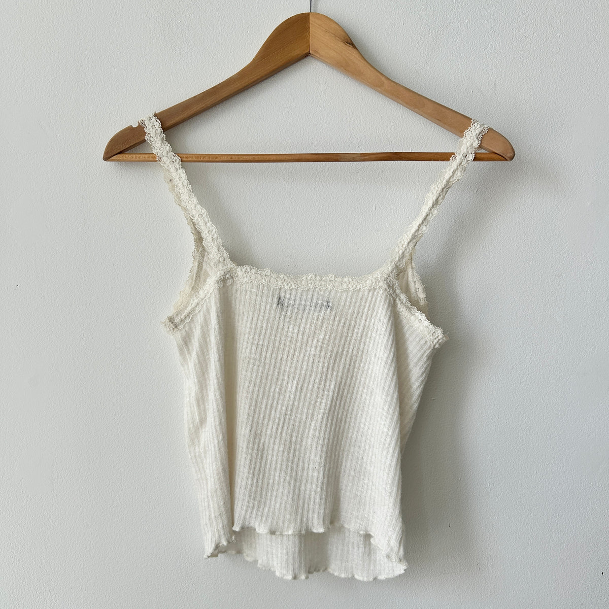 2000s lace trim tank top by A&F