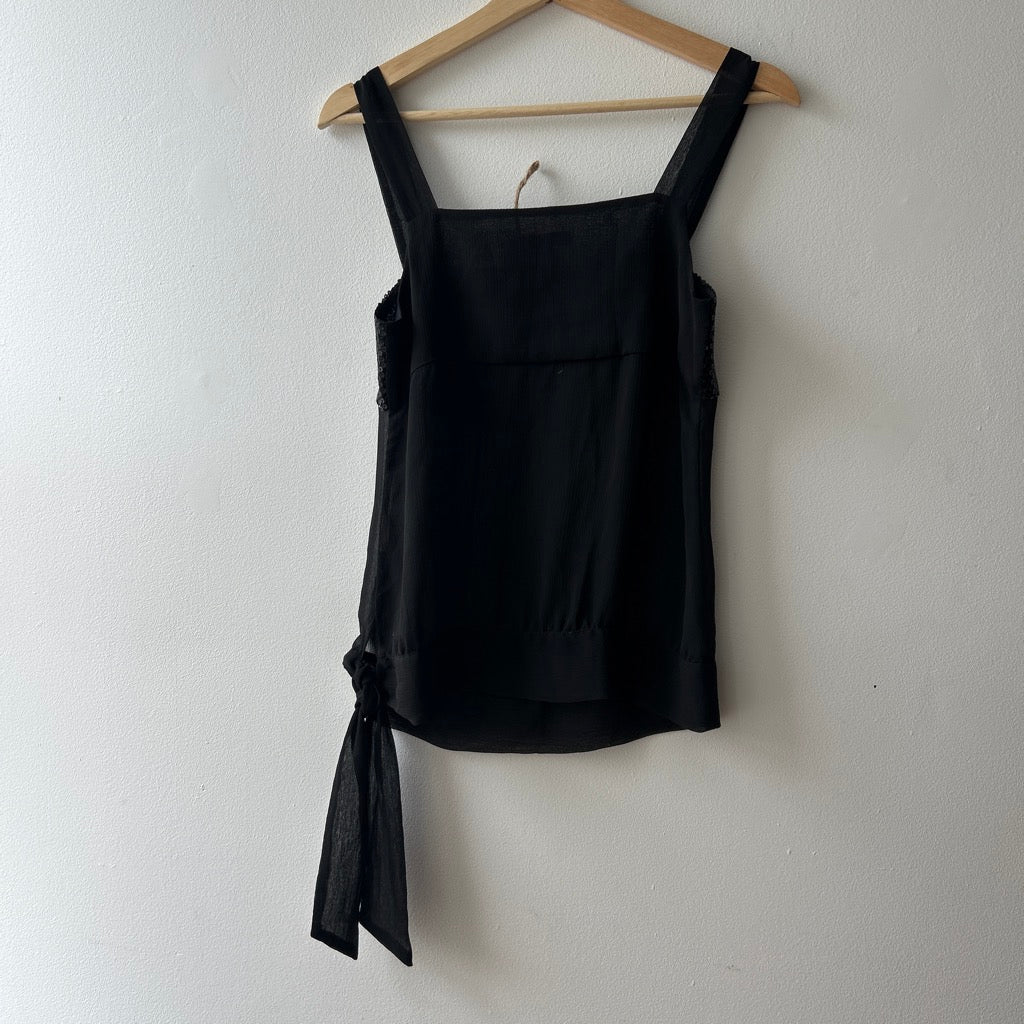 2010s mesh sequin top by phildar