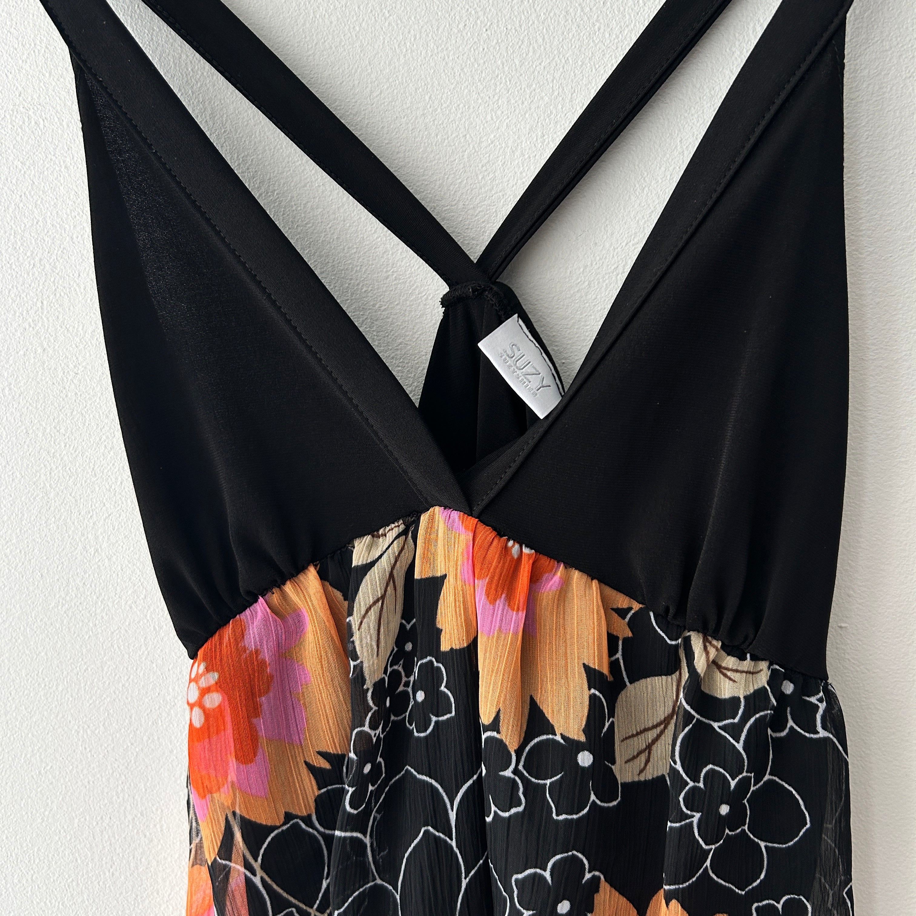 Y2K slouchy floral top by Suzy shier