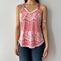 2010s lace neon tank top by hangar