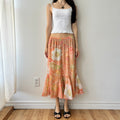 Fairy floral flowy mesh skirt (reversible)