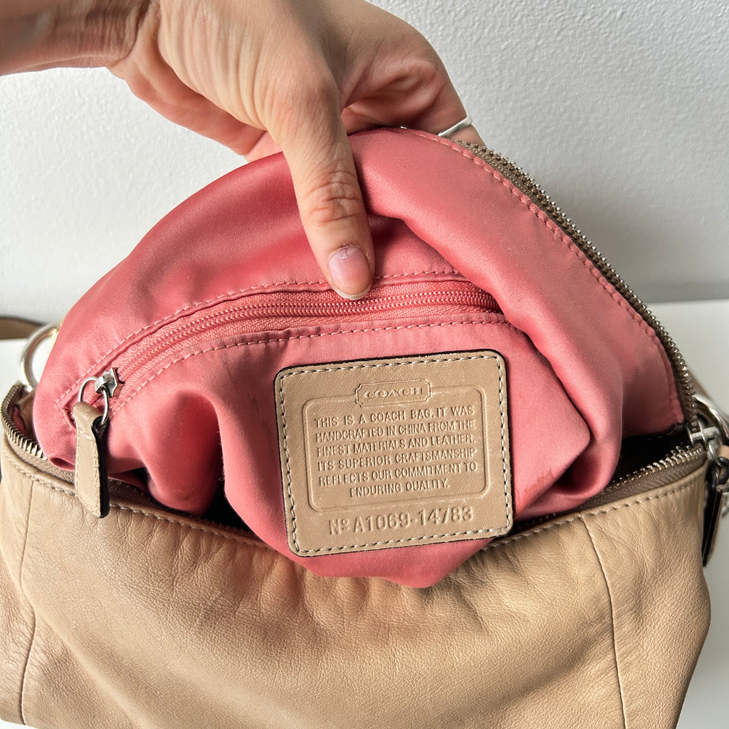 2010s coach Kristin shoulder bag in camel