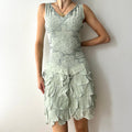 Vintage silk beaded mini dress by BCBG