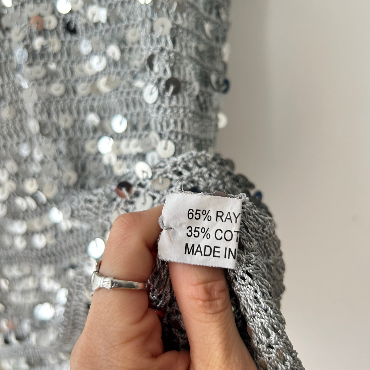 90s sequin top by mofi