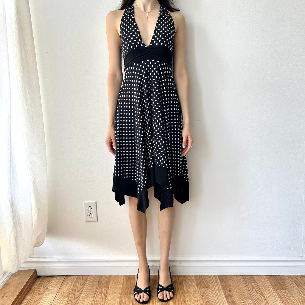 Coquette polka dot midi dress by Colori