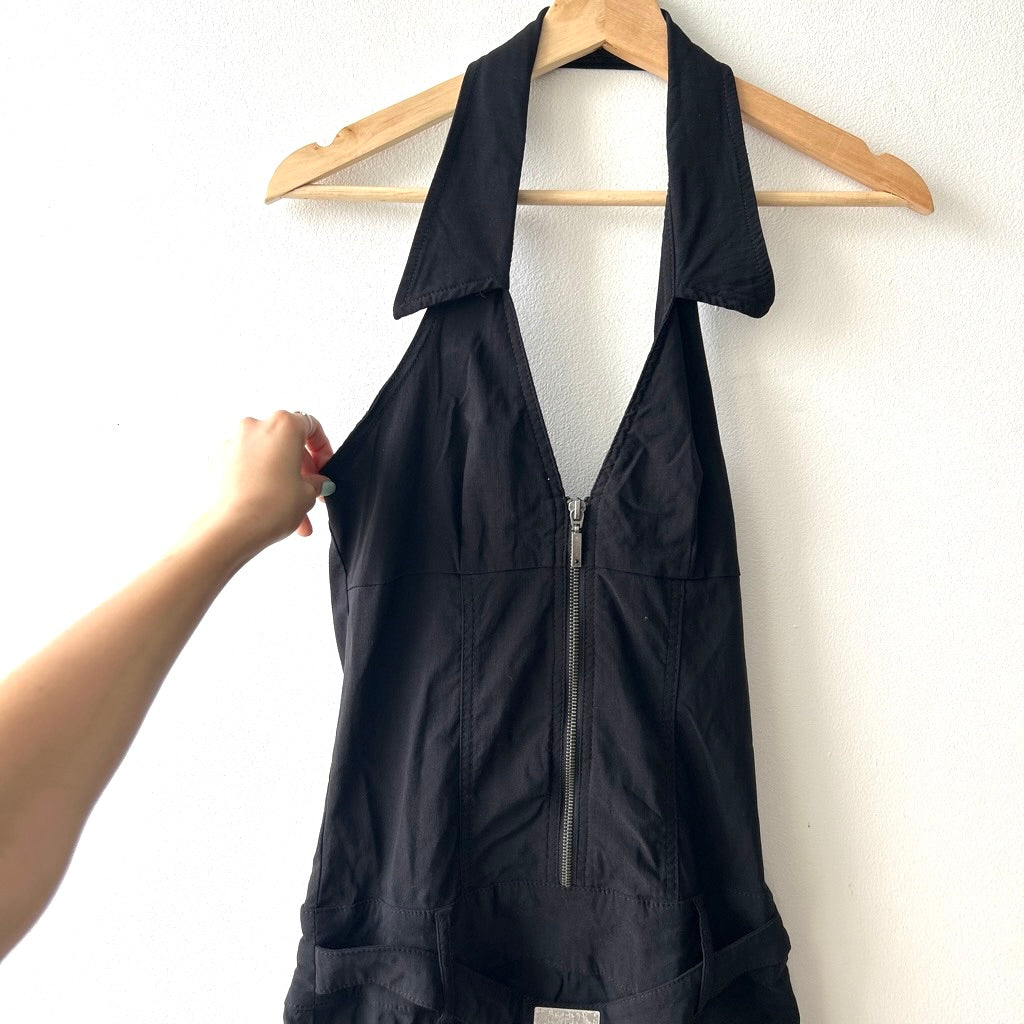 2000s halter neck dress by No excuse