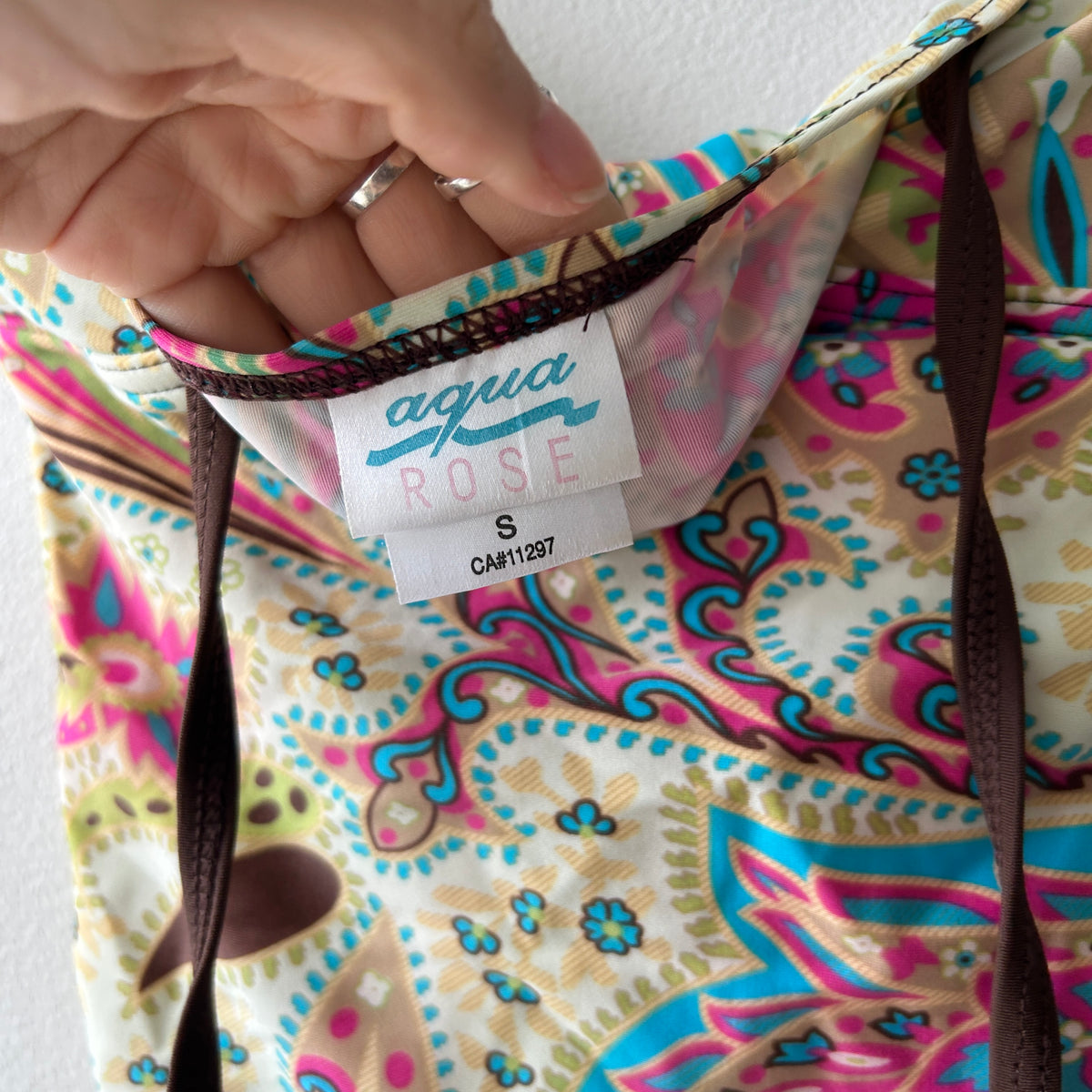 2000s paisley halter top by aqua