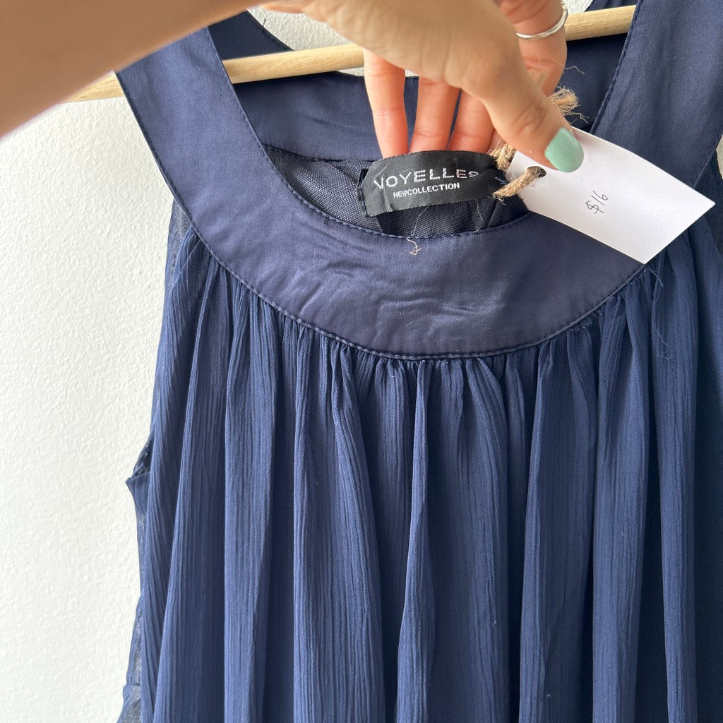 2010s drop waist dress by voyelles