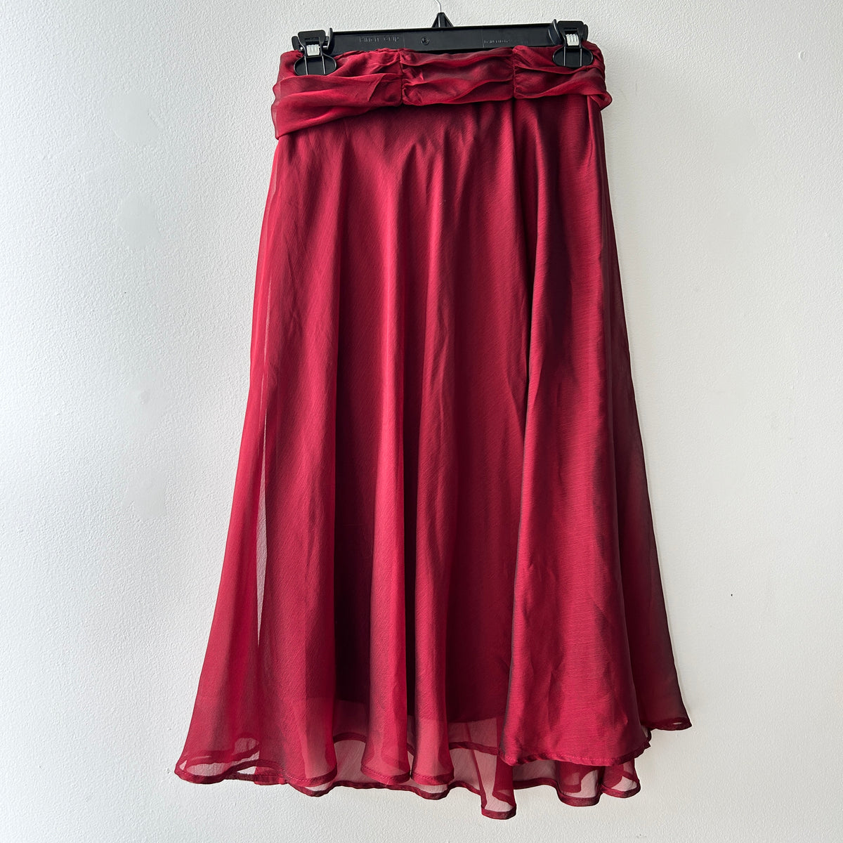90s iridescent maxi skirt