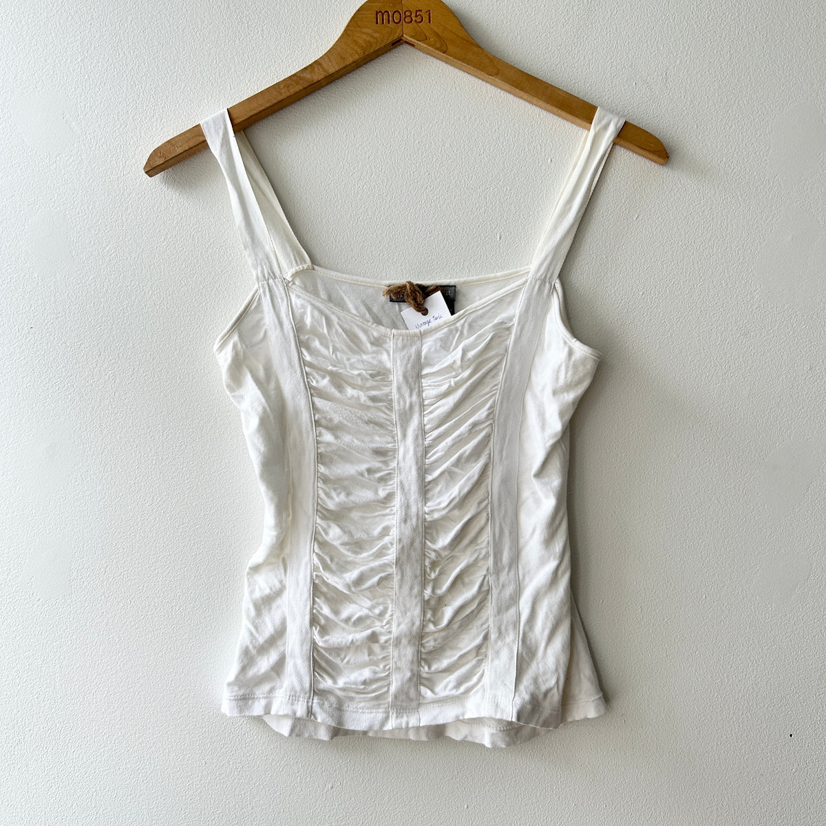 90s ruched bodice top by Tristan & iseut
