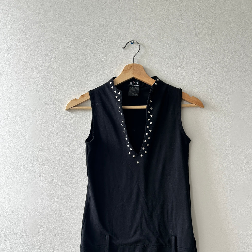 2000s studded mini dress by V jeans
