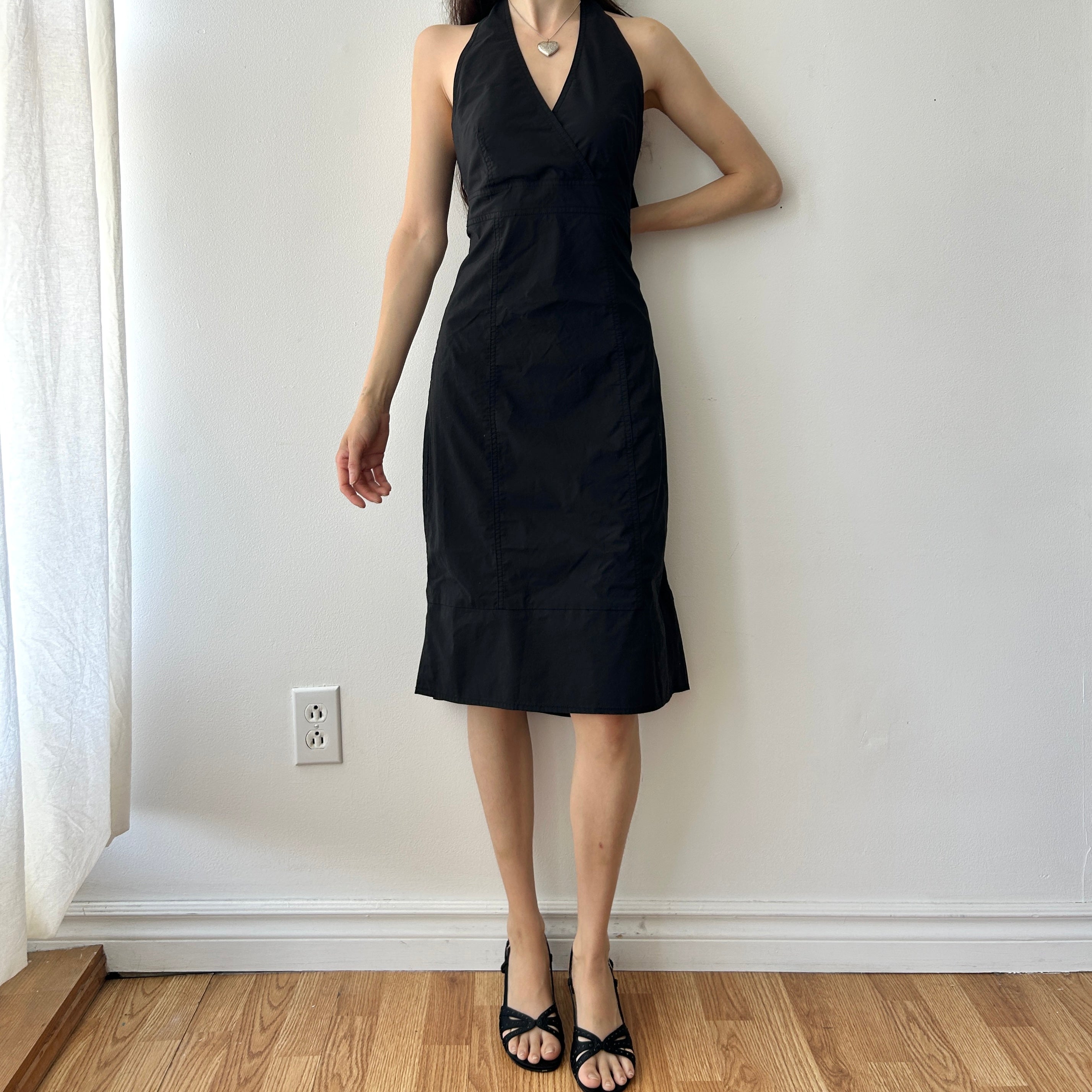 Y2K halter neck midi dress by Jacob