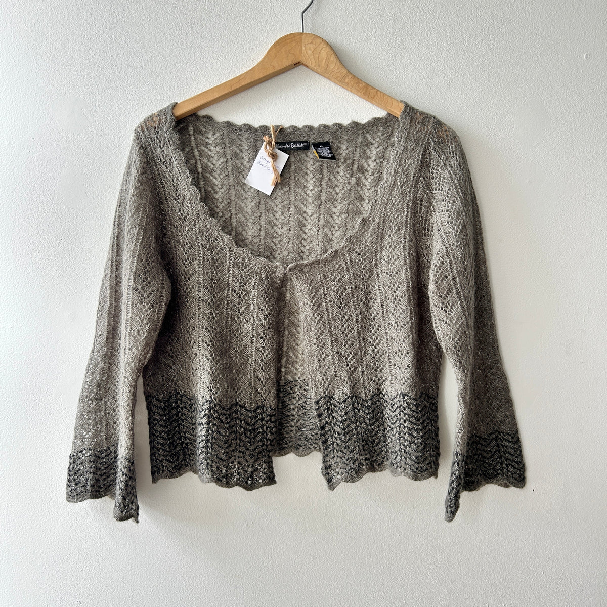Vintage mohair blend cardigan by Alexandra Bartlett