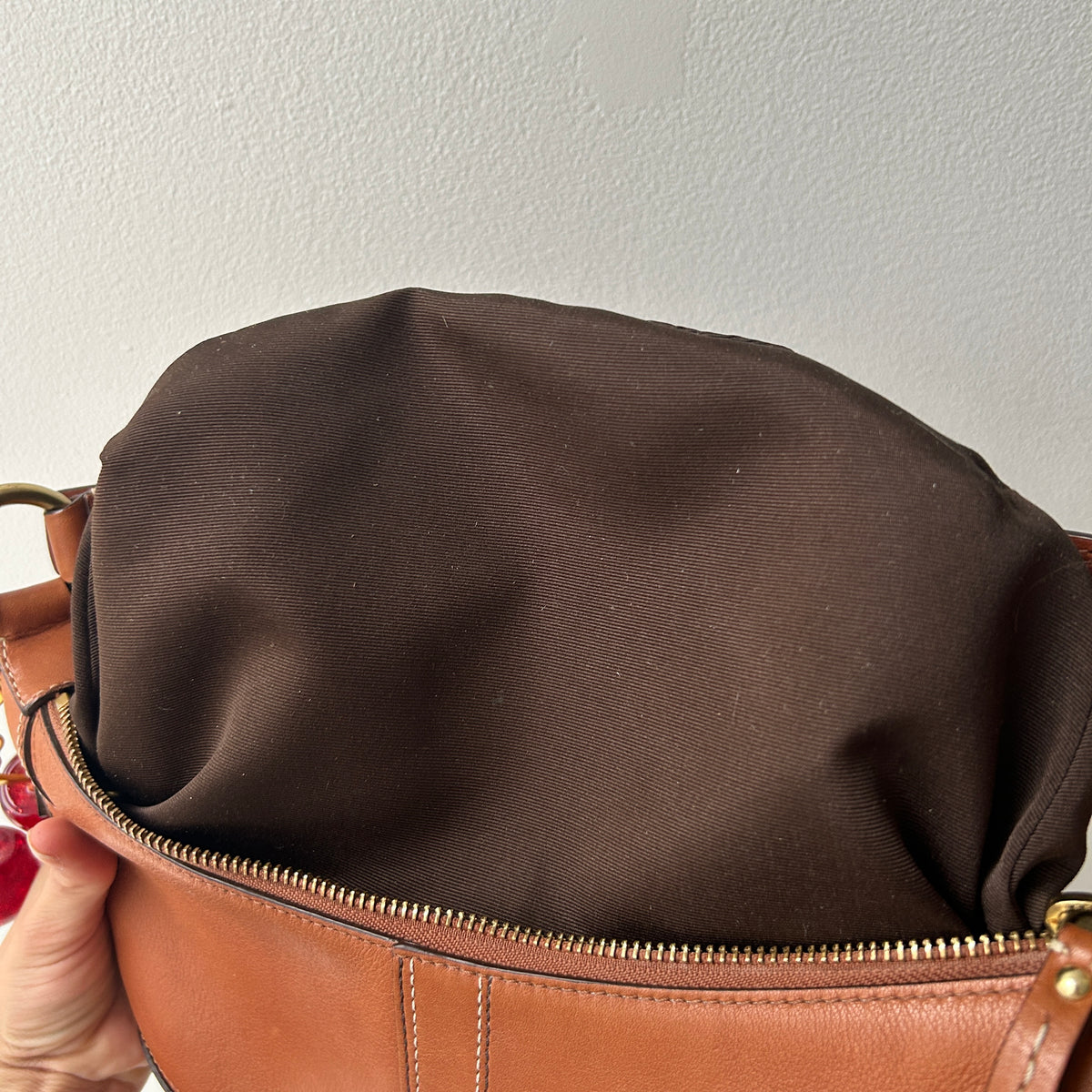 2000s coach hamptons hobo bag in brown