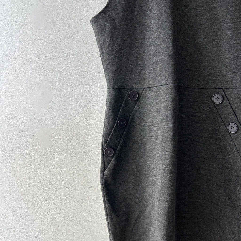 2000s button detail mini dress by rebel sugar