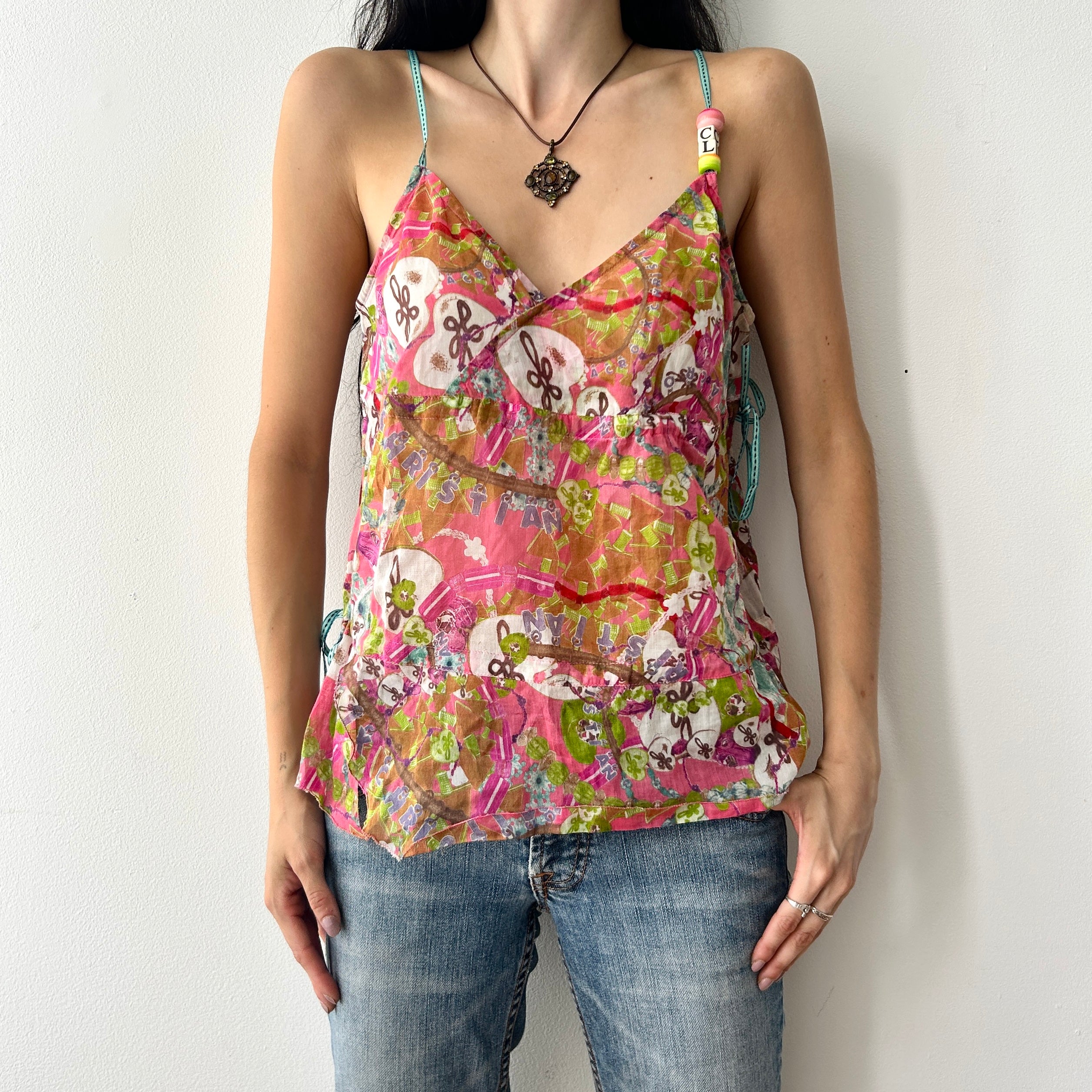 Vintage beaded detail blouse by Christian Lacroix
