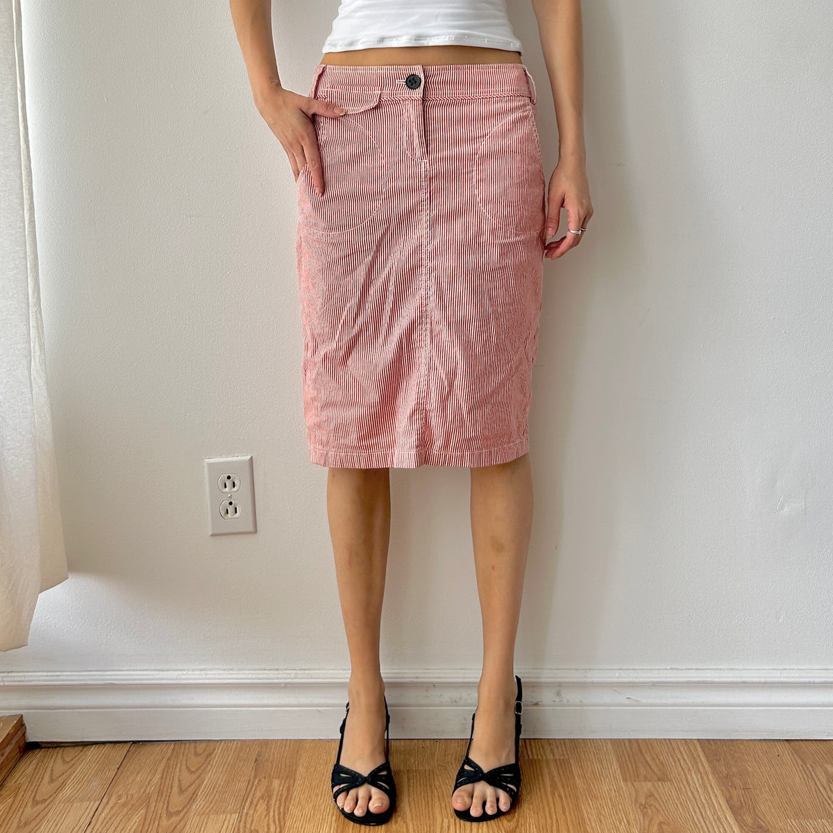 2000s striped skirt by Espirit