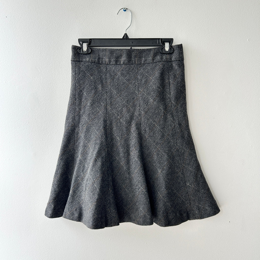 2000s wool blend midi skirt by H&M
