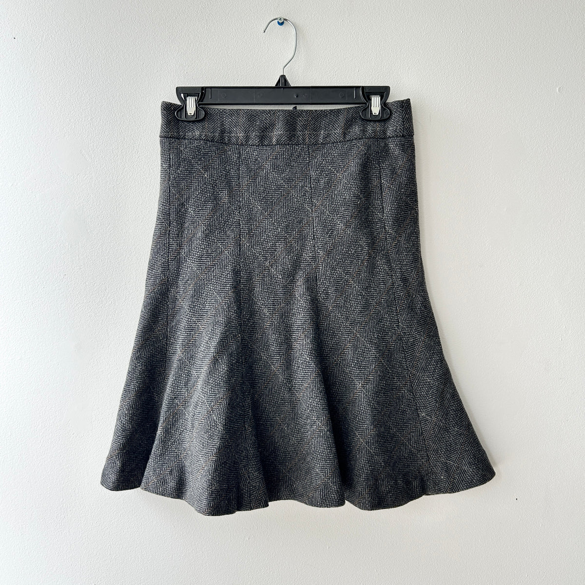 2000s wool blend midi skirt by H&M